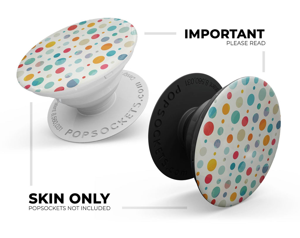 Fun Polka Pattern - Skin Kit for PopSockets and other Smartphone