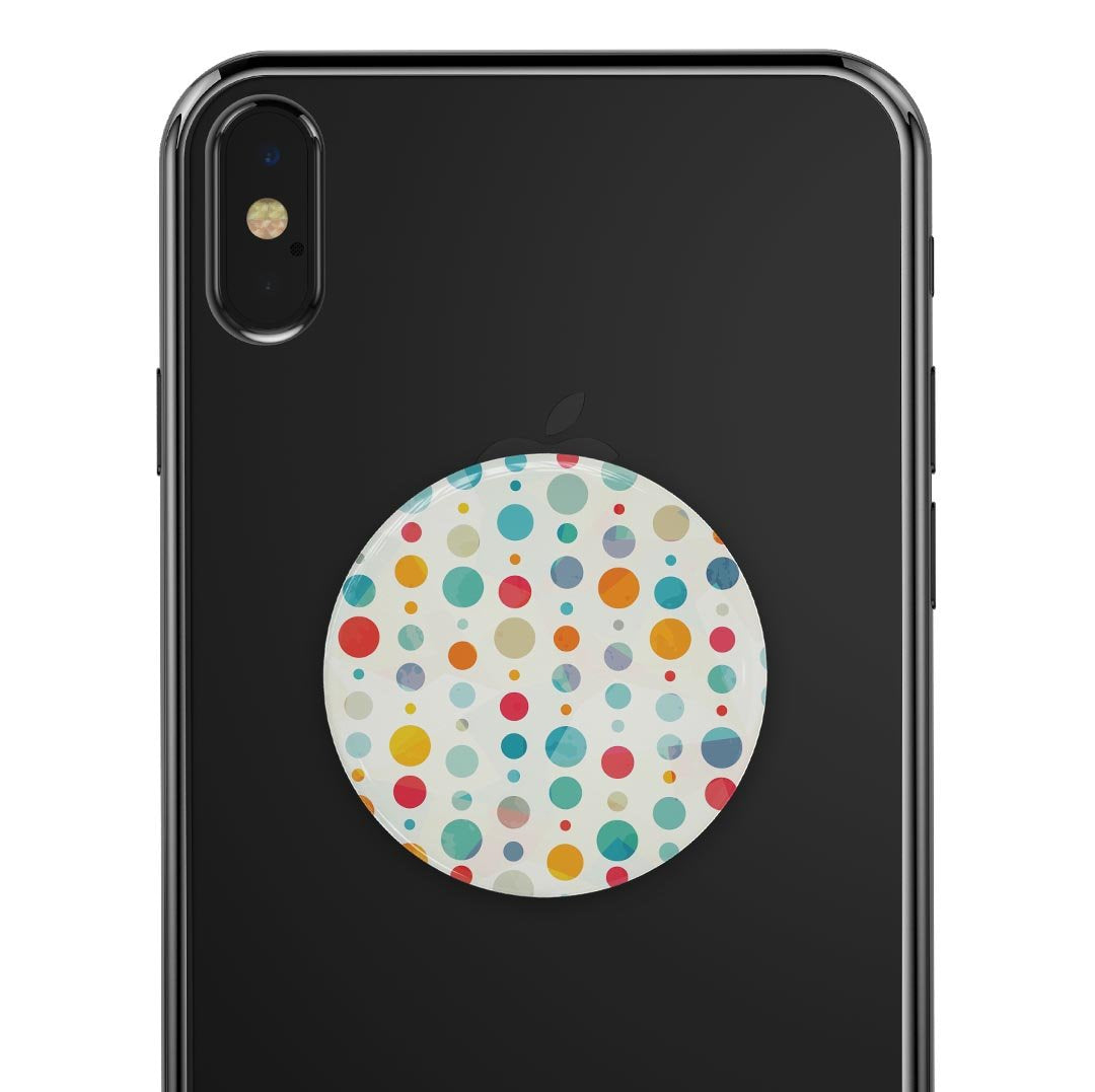 Fun Polka Pattern - Skin Kit for PopSockets and other Smartphone