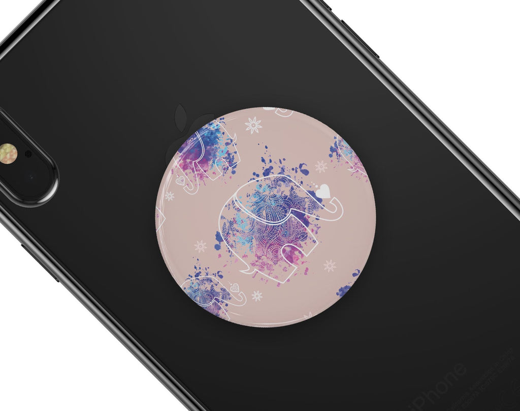 Fun Sacred Elephants - Skin Kit for PopSockets and other Smartphone
