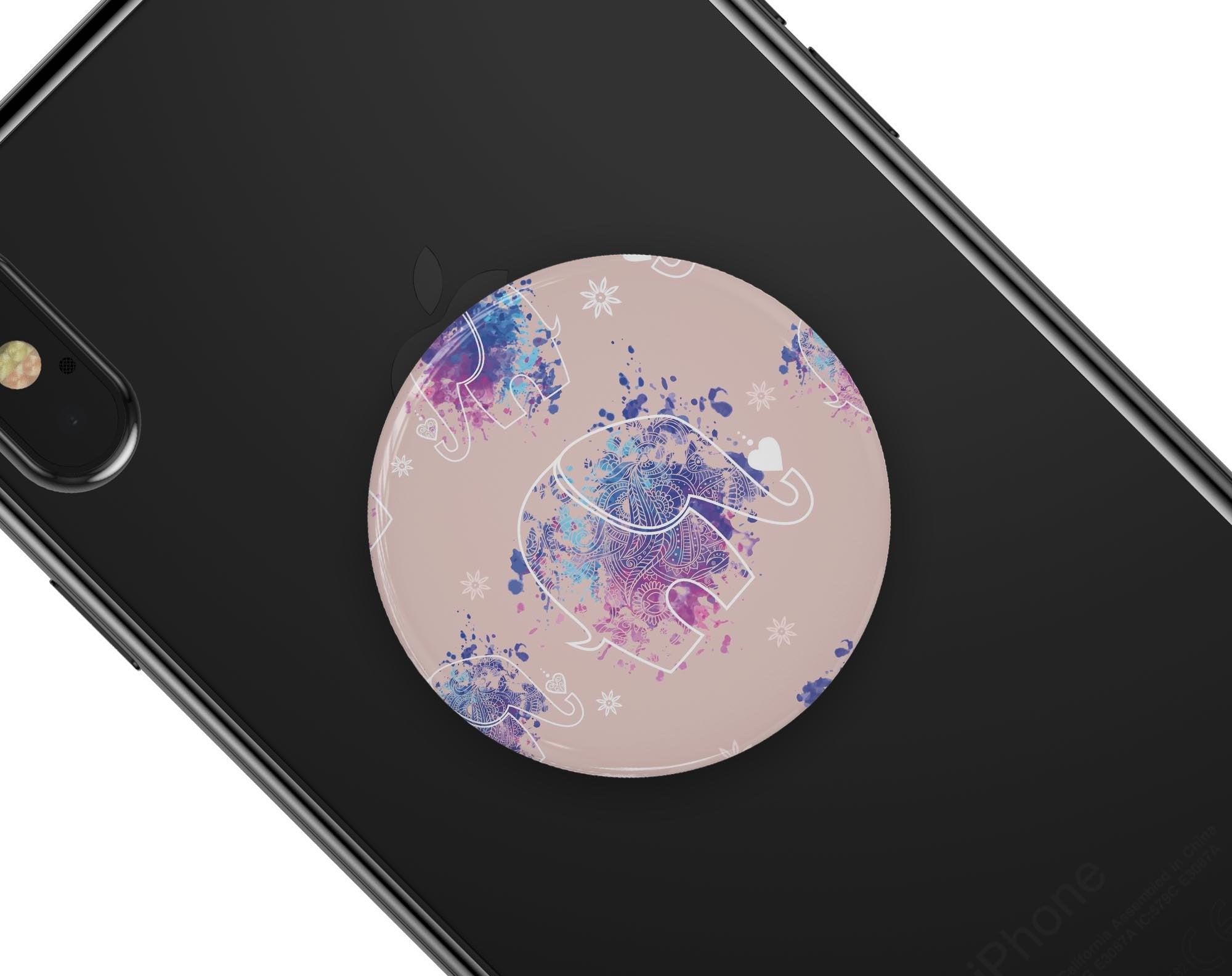 Fun Sacred Elephants - Skin Kit for PopSockets and other Smartphone