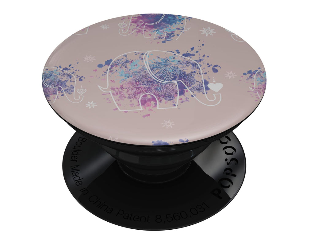 Fun Sacred Elephants - Skin Kit for PopSockets and other Smartphone