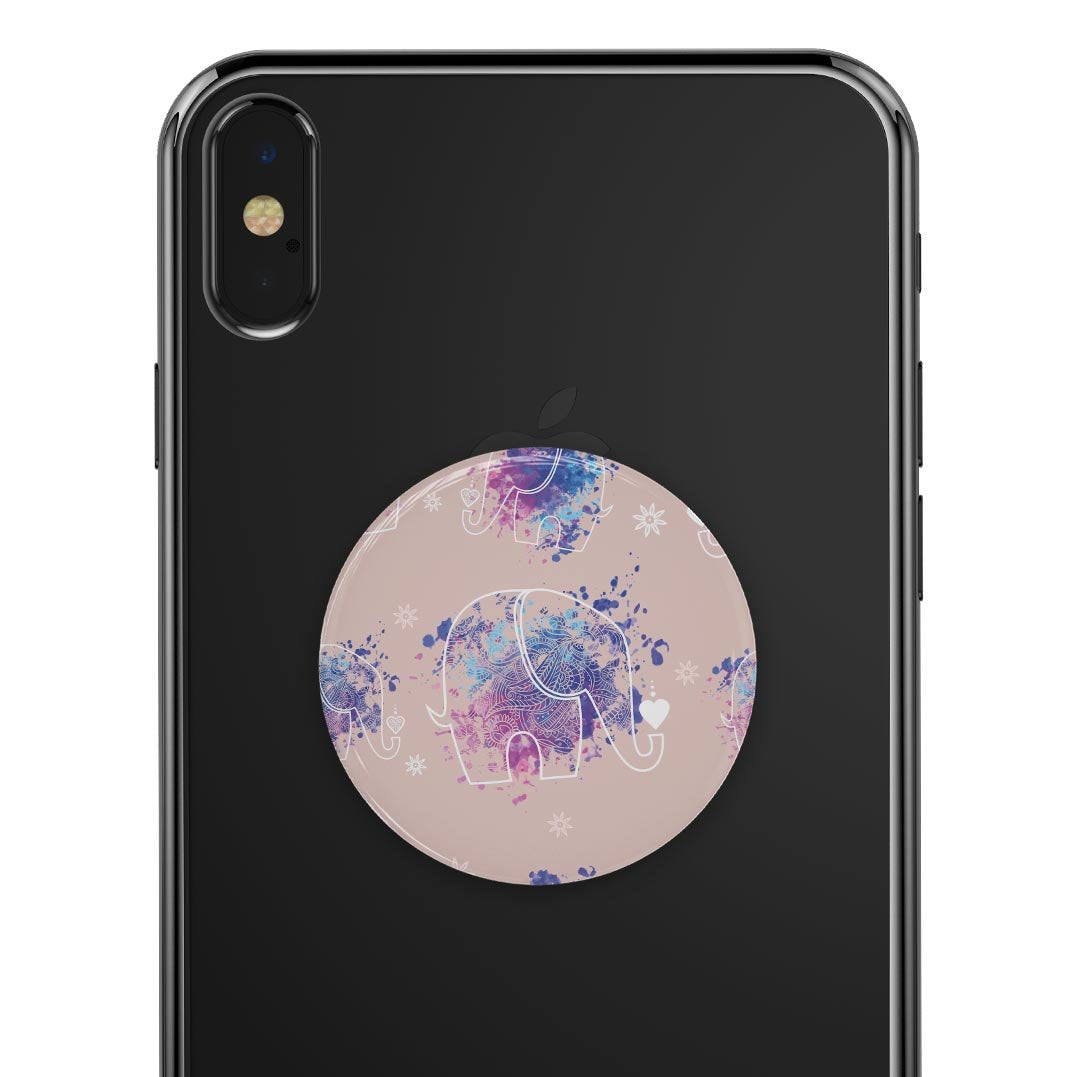 Fun Sacred Elephants - Skin Kit for PopSockets and other Smartphone