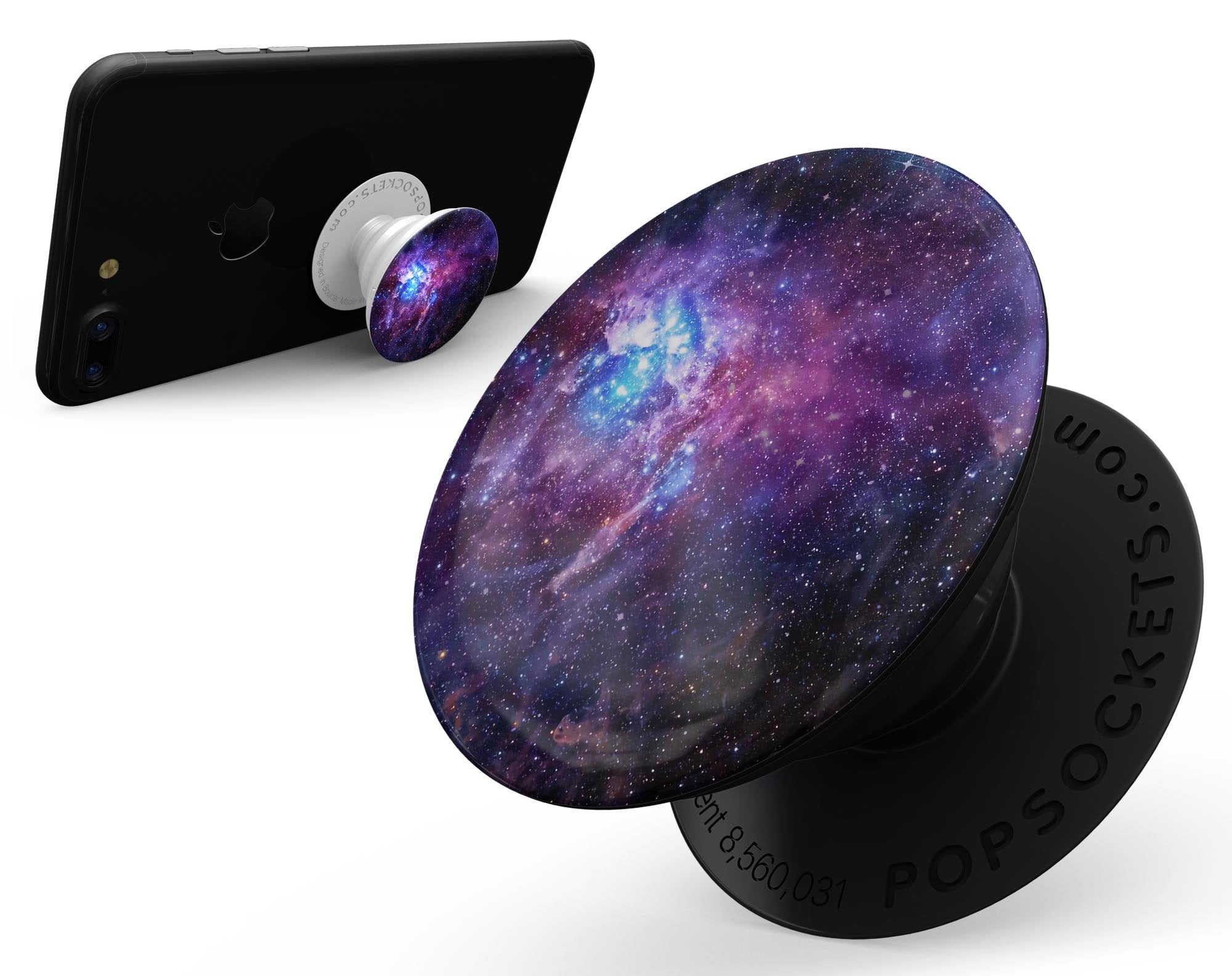 Glowing Deep Space - Skin Kit for PopSockets and other Smartphone