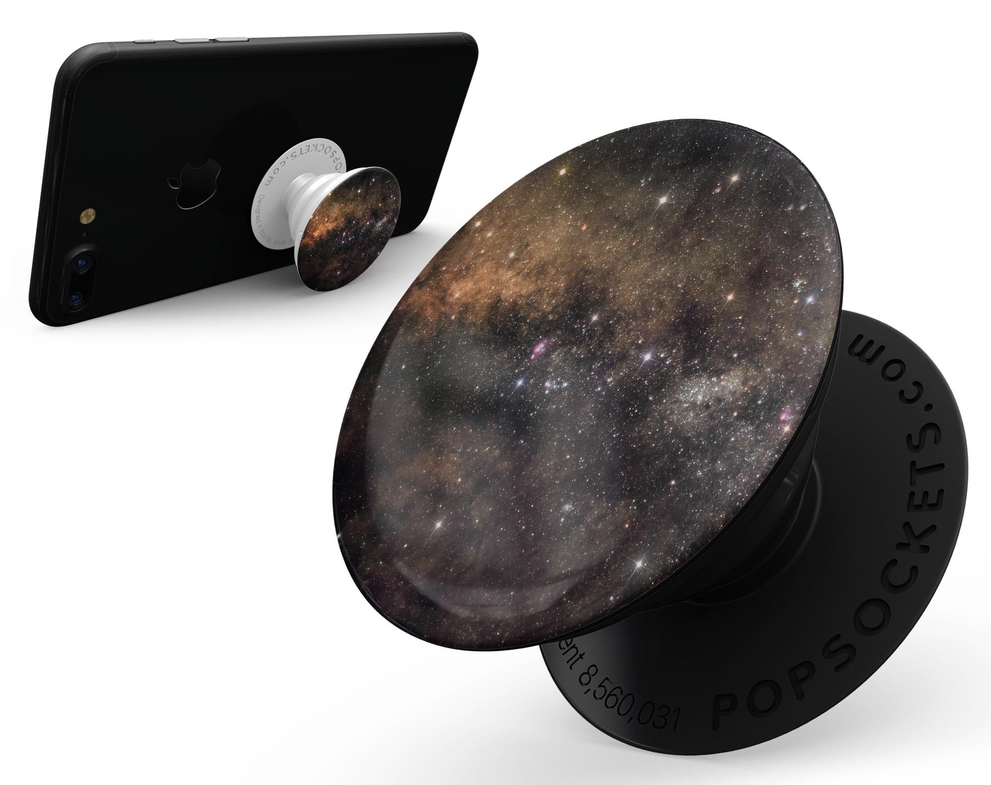 Gold Aura Space - Skin Kit for PopSockets and other Smartphone