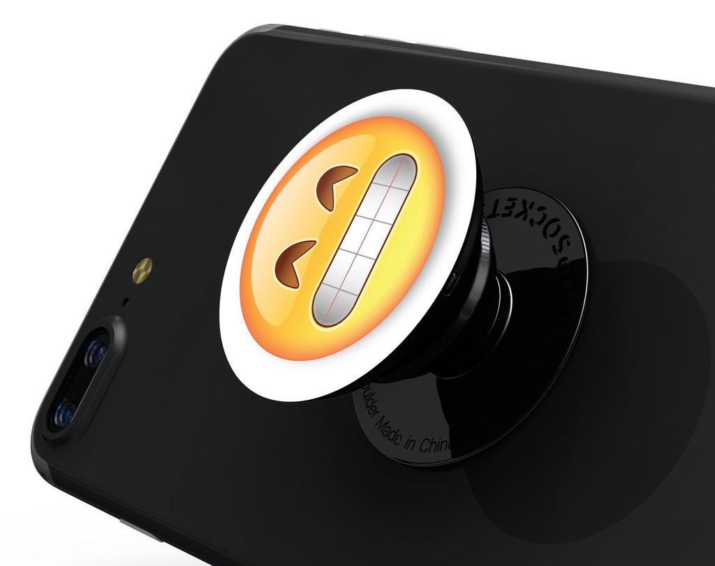 Grin Emoticon Emoji - Skin Kit for PopSockets and other Smartphone