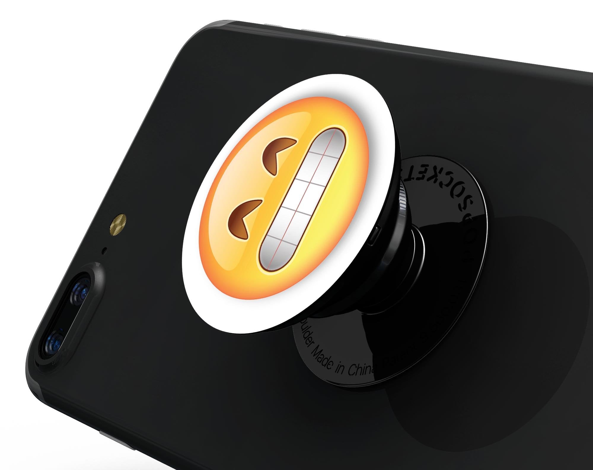 Grin Emoticon Emoji - Skin Kit for PopSockets and other Smartphone