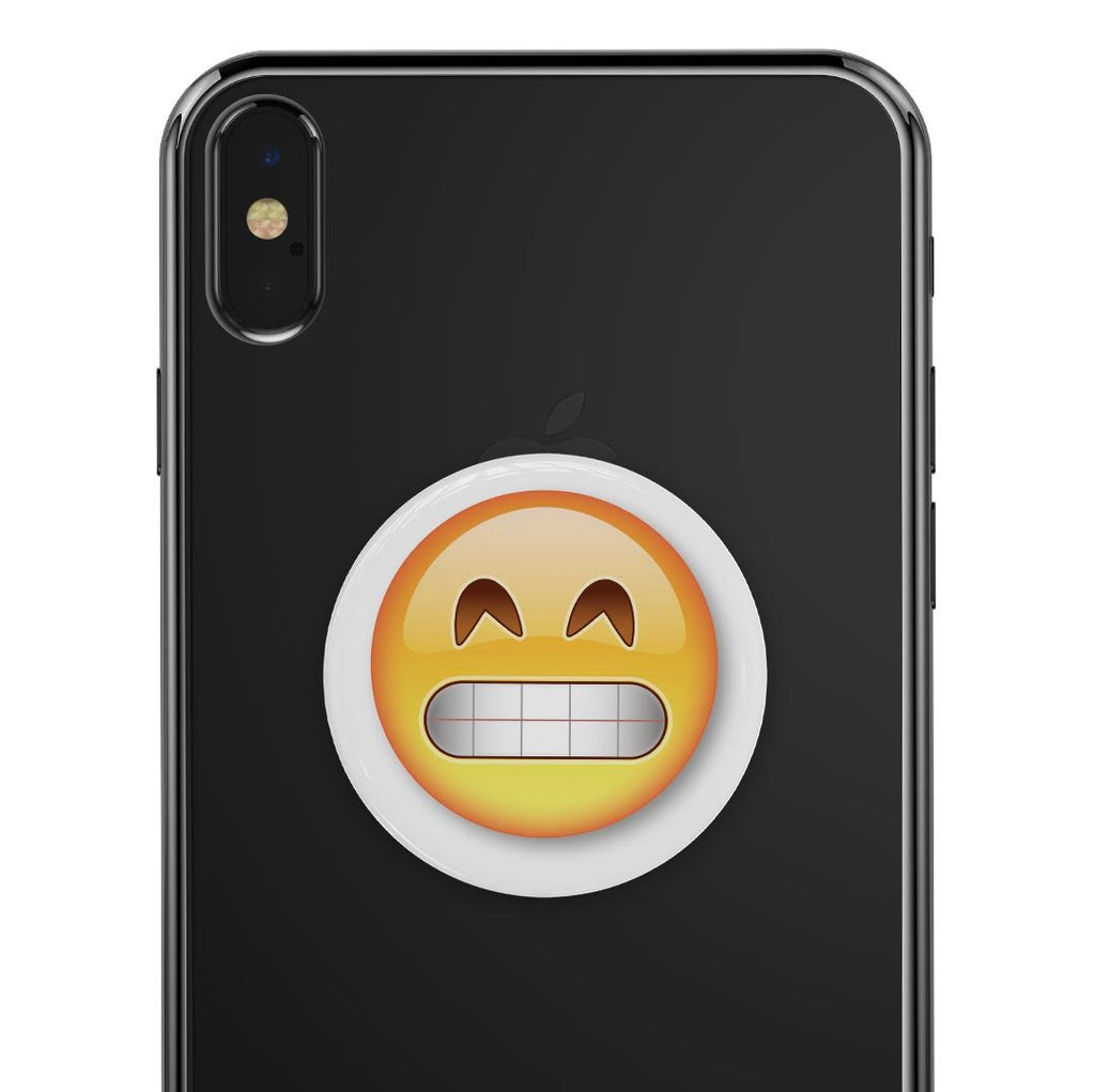 Grin Emoticon Emoji - Skin Kit for PopSockets and other Smartphone