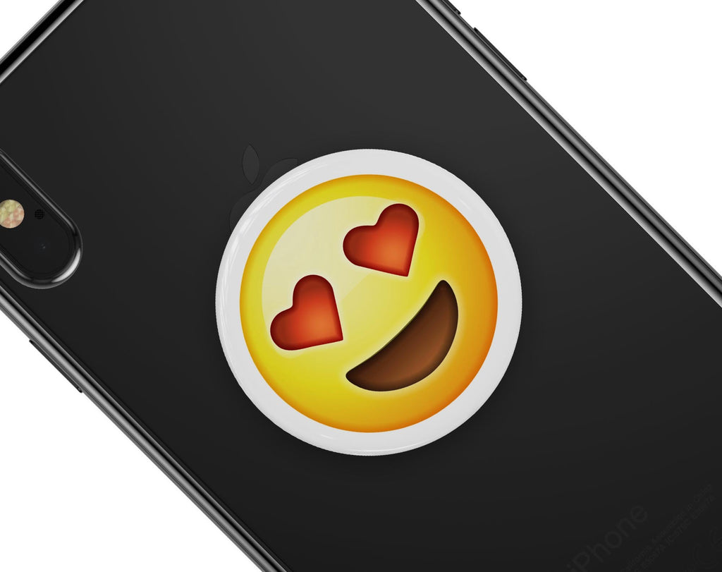 In Love Emoticon Emoji - Skin Kit for PopSockets and other Smartphone