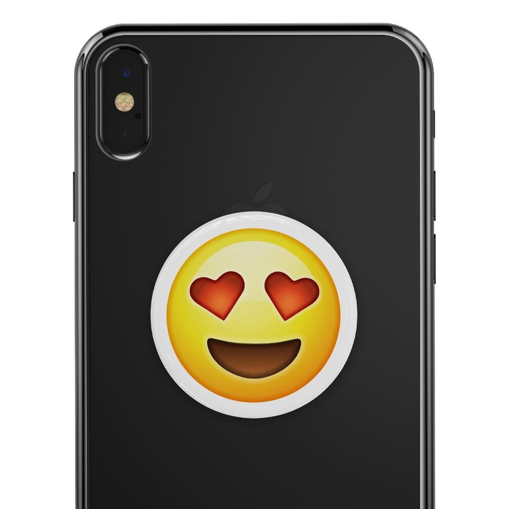 In Love Emoticon Emoji - Skin Kit for PopSockets and other Smartphone