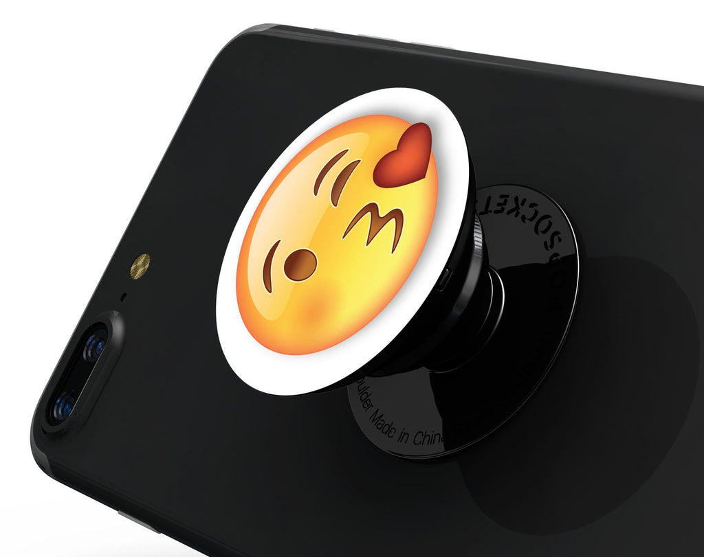 Kiss Emoticon Emoji - Skin Kit for PopSockets and other Smartphone
