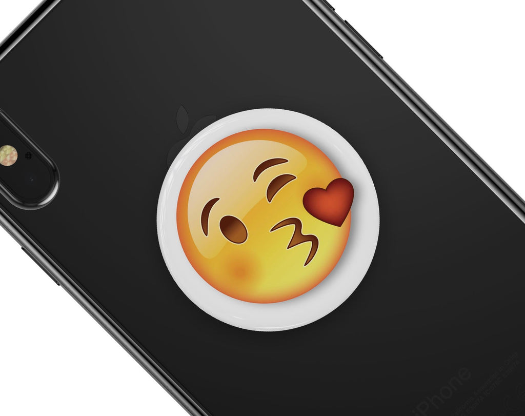 Kiss Emoticon Emoji - Skin Kit for PopSockets and other Smartphone