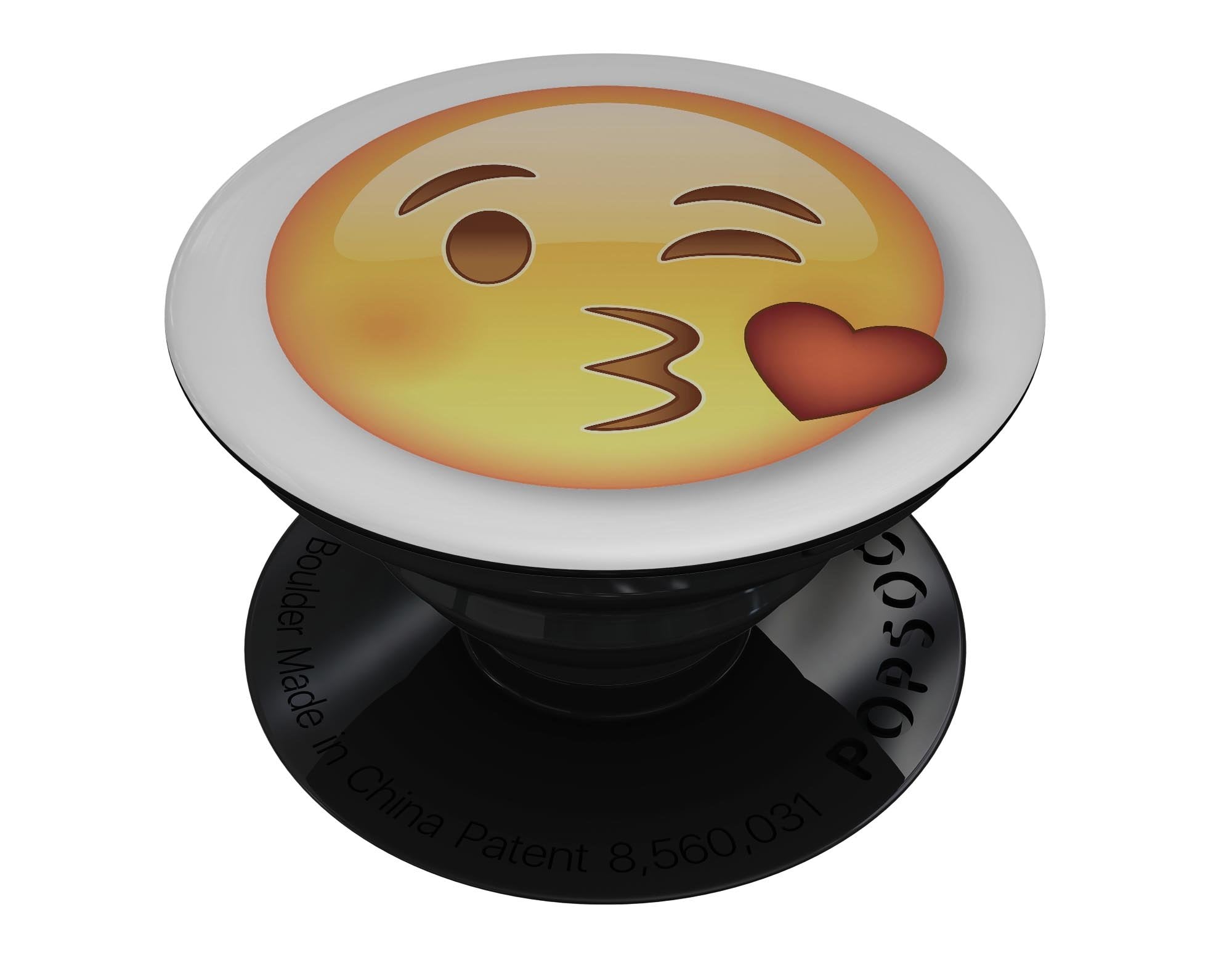Kiss Emoticon Emoji - Skin Kit for PopSockets and other Smartphone