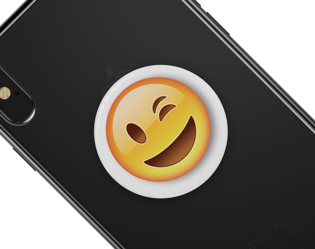 Wink Emoticon Emoji - Skin Kit for PopSockets and other Smartphone