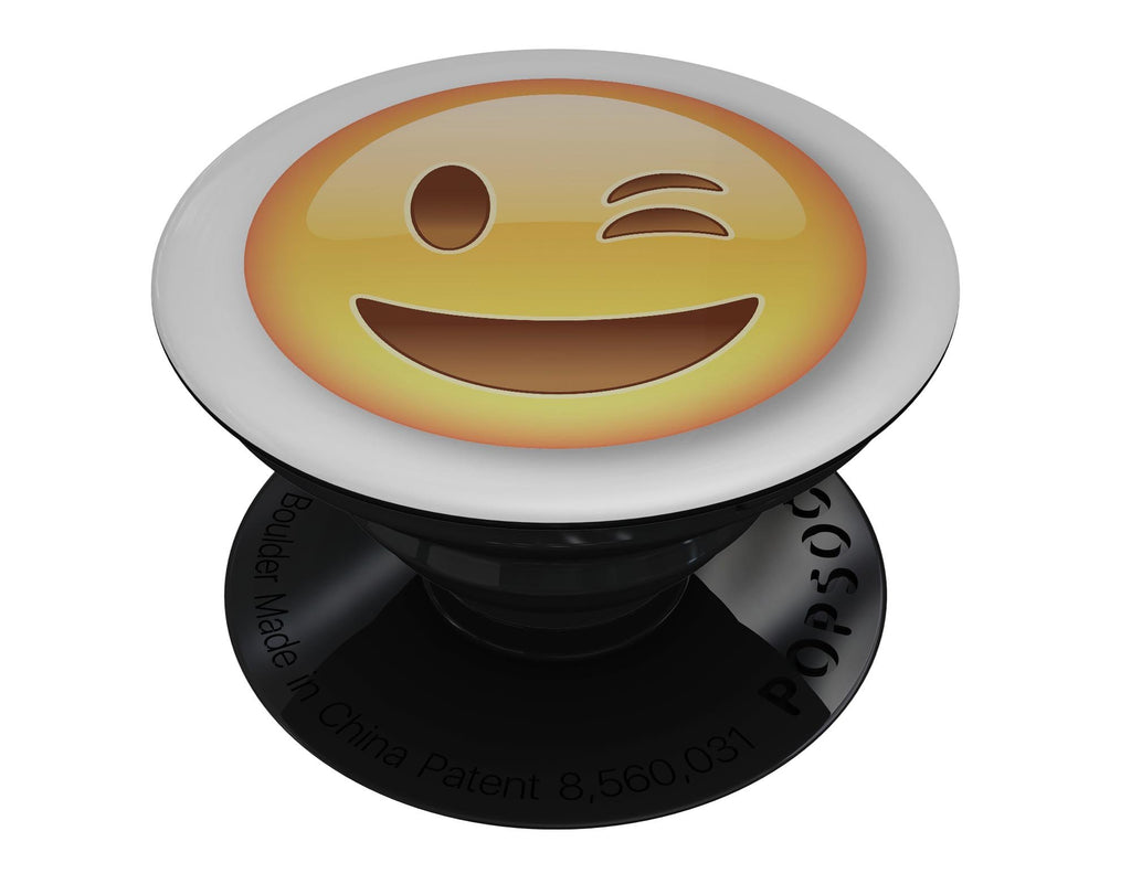 Wink Emoticon Emoji - Skin Kit for PopSockets and other Smartphone