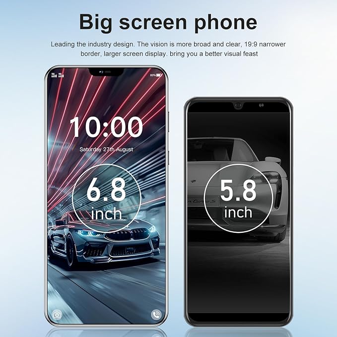 C24 Ultra 5G Unlocked Smartphone Android 14 Phone, 12GB 512GB 6800mAh